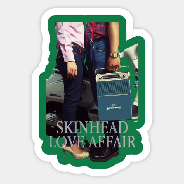 Skinhead Love Affair Sticker by rud